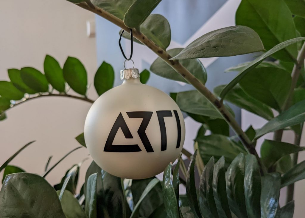 We've received an ARTI christmal decoration!