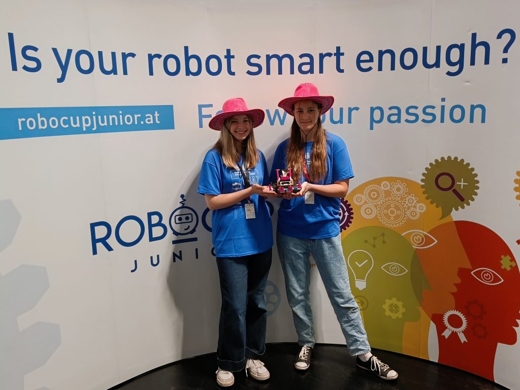 Tanja and Johanna at the RoboCup Junior Austria in 2023